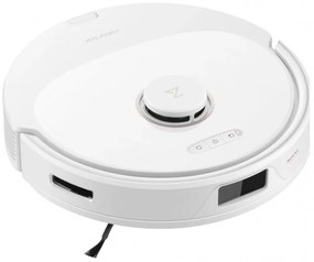 Прахосмукачка робот Roborock Q8 max+ Q8MP02-00, 59W, Wi-Fi, Гласово управление, 5500 Pa, Сухо и мокро почистване, Автономия до 240 мин, Бял/черен