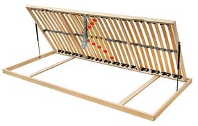 Гъвкав ламелен под с газови амортисьори ODENSE 90x200 см десен