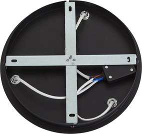 Модерен черен спот за баня с 3 светлини IP44 - Ducha