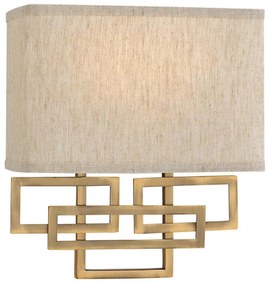 Hinkley HK-LANZA2-BR - Стенно осветително тяло LANZA 2xE14/60W/230V бронзово