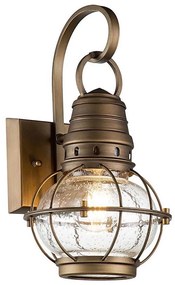 Kichler KL-BRIDGEPOINT-S-NBR - Външно осветително тяло BRIDGEPOINT 1xE27/60W/230V IP44