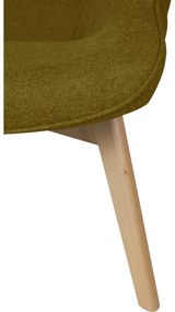 Зелен фотьойл с табуретка Niko – Ropez