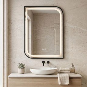 Огледало LED ZONE 70X50 BLACK