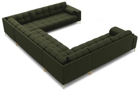 Зелен ъглов диван ("U" форма) Bali – Cosmopolitan Design