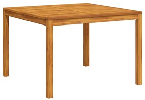 366369 vidaXL Градинска трапезна маса, 110x110x75 см, акация масив