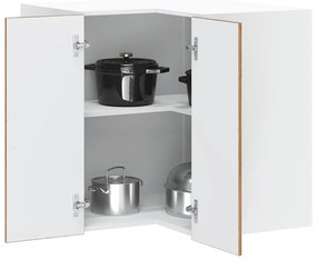854105 vidaXL Кухненски стенен ъглов шкаф Porto, старо дърво, инженерно дърво