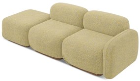 Жълт модулна лежанка (десен ъгъл) Ailani – Makamii