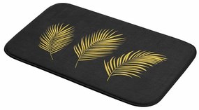 Черно-златист килим за баня 45x75 cm Orbella – douceur d'intérieur