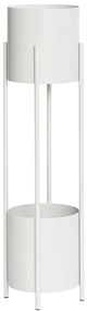 Бяла метална стойка за цветя Стойка, височина 1 м - Hübsch