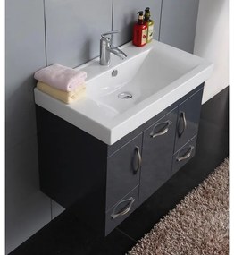 Конзолен PVC шкаф ICP 02 G / 8043, сив, 80x43x59см