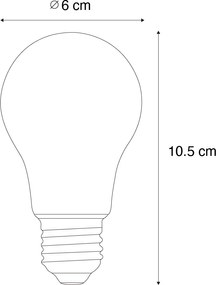 Комплект от 5 E27 димируеми LED крушки A60 Opal 7W 806 lm 3000K