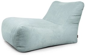 Пуф от рипсено кадифе в цвят мента Lounge 100 – SLOWDOWN