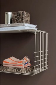 Бежов на няколко нива метален стенен рафт 70 cm Wire – Mette Ditmer Denmark
