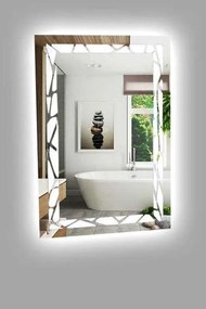 Огледало за баня LED осветление LM Cosmic Ripple 600×800мм