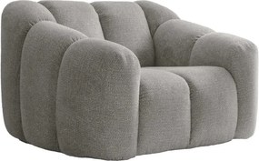 Светлосиво кресло Shell – Miuform