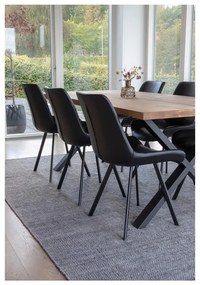 Черни трапезни столове в комплект от 2 броя Memphis - House Nordic