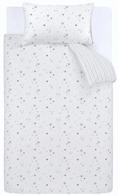 Бяло двойно памучно детско спално бельо 200x200 cm Stars – Bianca