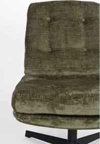 Зелено въртящо се кресло Kai – White Label