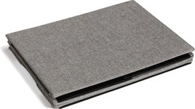 Сива текстилна кутия за съхранение с капак 27x36x19 cm Soft Storage Small – Bigso