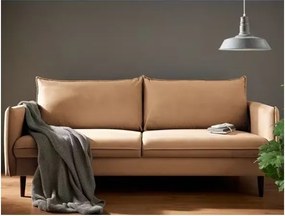 Кафяв кадифен диван 203 cm Juli – Ropez