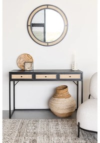 Черна конзолна маса 40x120 cm Guuji – White Label