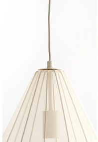 Бежово висящо осветително тяло със стъклен абажур ø 28 cm Itela – Light &amp; Living