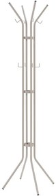 Кафяво-сива метална стойка за връхни дрехи ø 40x170 cm Jessy – Spinder Design