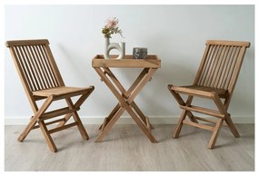 Градинска маса за сервиране от масивно тиково дърво 29x39 cm Ronda – House Nordic