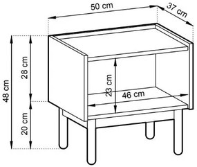 Помощна масичка Korpus