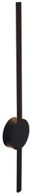 Модерна стенна лампа черна 60 см вкл. LED - Clockwise