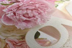 Картина на платно – С романтичен надпис Love