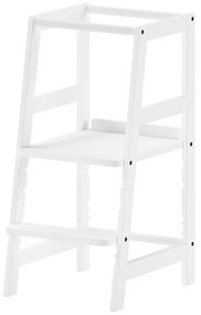 Бяла учебна кула от масивен бук Forrest – Vipack