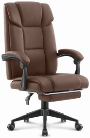 Офис стол HC-1029 BROWN с поставка за крака