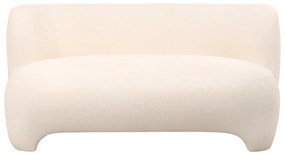 Бял диван от букле 142 cm Ardor – Leitmotiv