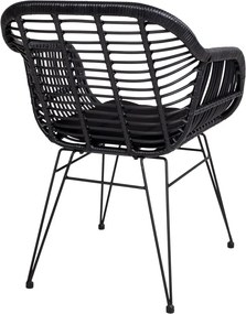 Комплект от 2 фотьойла от ратан за открито с възглавница Trieste - House Nordic