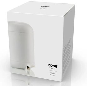 Бяло пластмасово кошче за боклук с педал 4 l Sensu – Zone