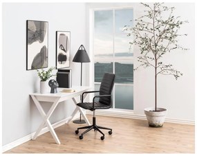 Черен офис стол на колела Wislow Winslow - Actona