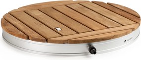 Blumfeldt Sumatra Teak Round, градински душ алуминий, тиково дърво, дръжки