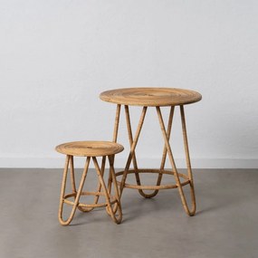 Ратанова кръгла странична масичка ø 60 cm – Ixia