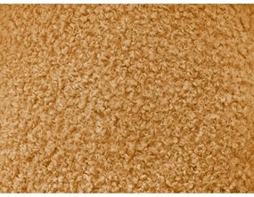 Диван от прежда с примки от букле в цвят горчица 232 cm Hippolyte – Bobochic Paris