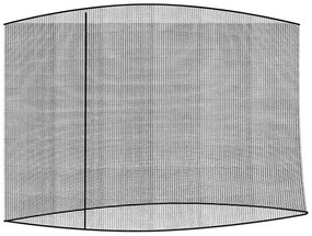 Мрежа против комари за градински чадър 3,5 м - черна