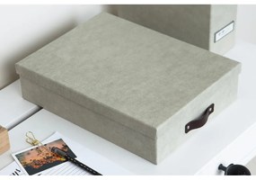 Бежова кутия за съхранение Oskar - Bigso Box of Sweden