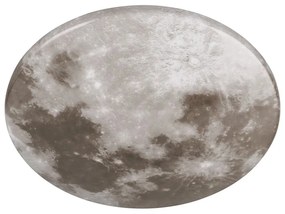 Сива LED детска лампа за таван ø 37 cm Moonika – Trio