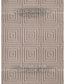 Бежов килим 160x235 cm Perles Tourmaline – Elle Decoration