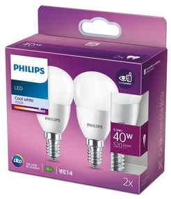 К-кт 2бр. LED крушки Philips P45 E14/5,5W/230V 4000K