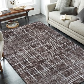 Стилен мек килим с шарка Ширина: 120 см | Дължина: 170 см