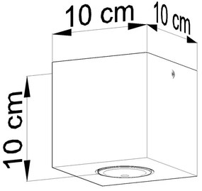 Сив прожектор 10x10 cm Geo – Sollux