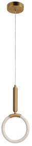 Висяща LED лампа LHJ058-CP1 Brush Gold