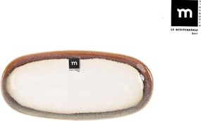 Плато овал LA MEDITERRANEA Fustam, Порцелан - 30x13 cm