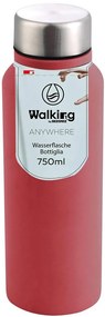 Бутилка за вода 750 мл Bergner Walking anywhere, червена